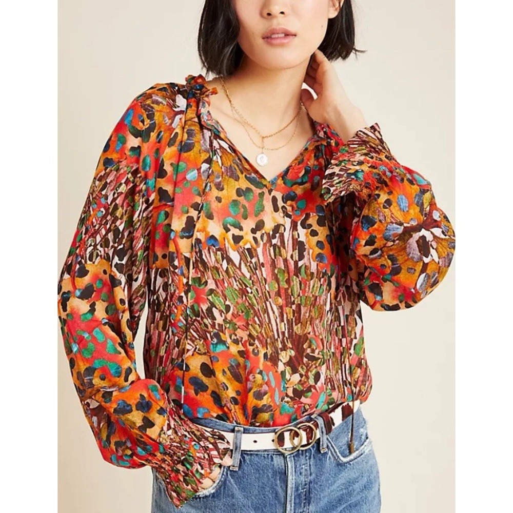 Anthropologie Multicolor Blouse